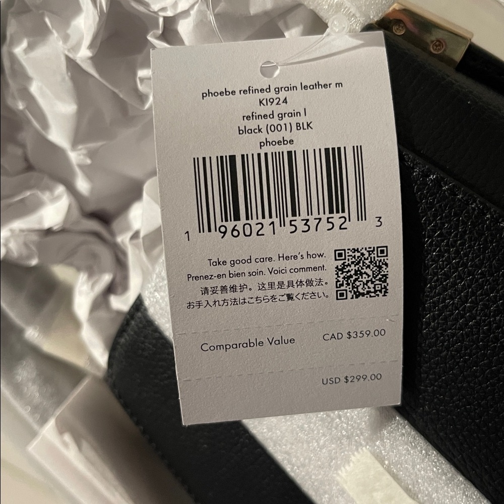 Kate Spade ♠️ Phoebe Mini Top Handle Crossbody in Black NWT - Picture 9 of 9